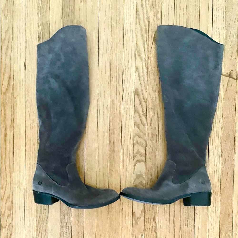 Born- gray Felicia knee high boot- 8